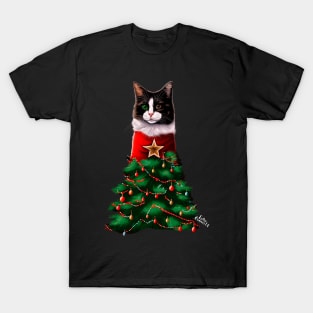 Meowy Christmas T-Shirt